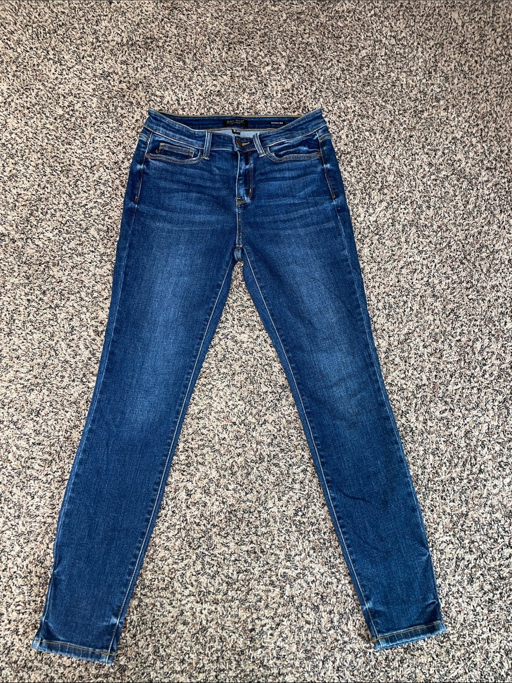 Judy Blue Sienna Skinny Jeans Deep Indigo Skinny Jeans Size 29 NWOT - Picture 5 of 12